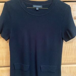 Banana Republic Black Top Short Sleeve Sweater XS